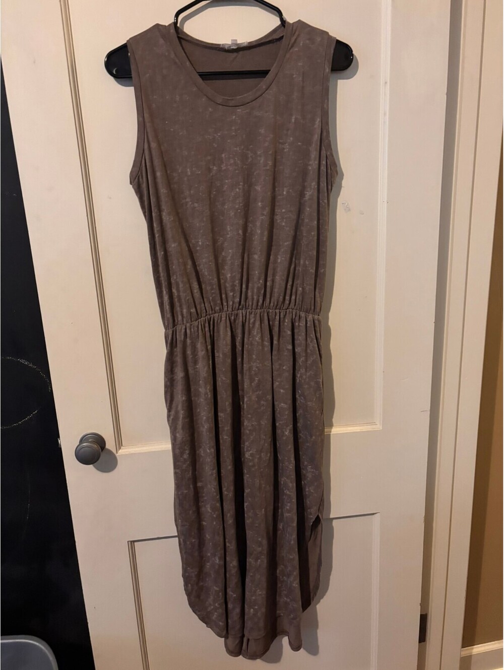 La Miel brown sleeveless dress Medium